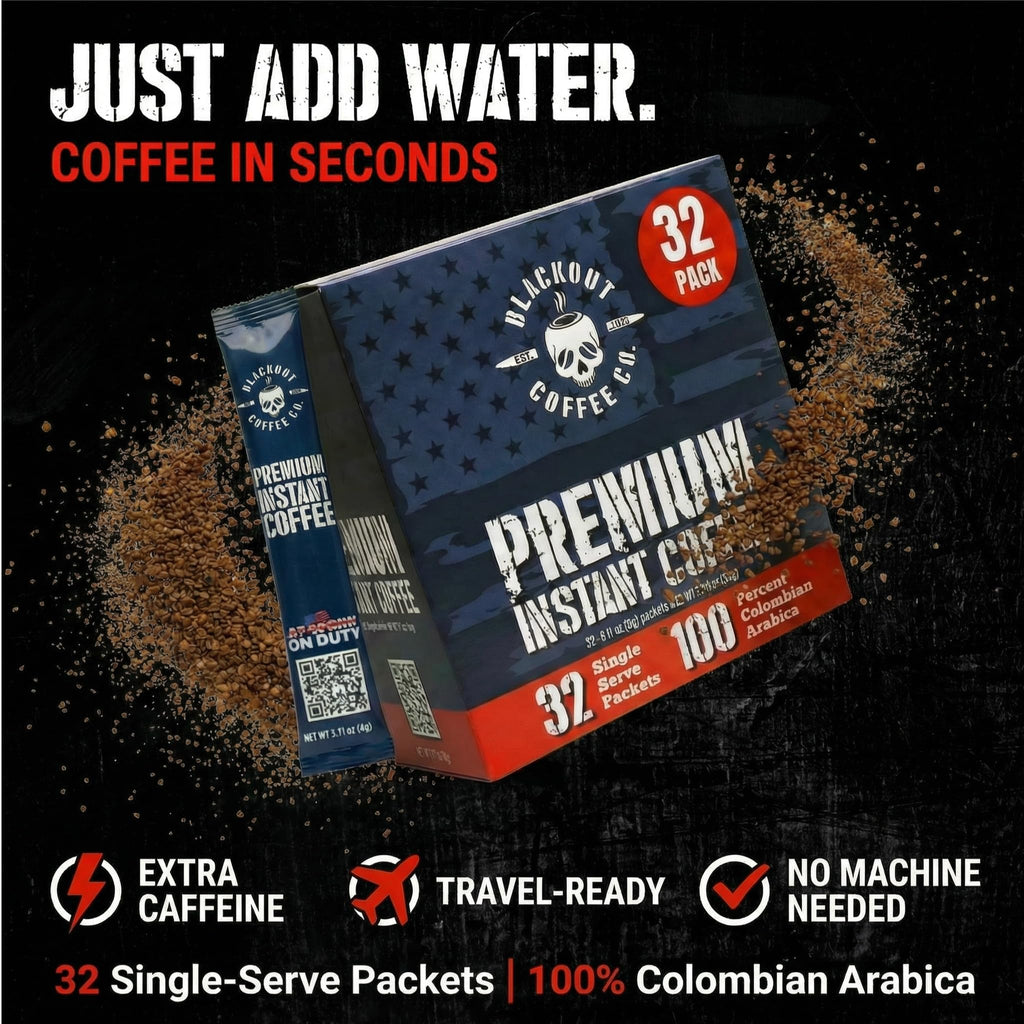 Colombian Arabica Instant Coffee Medium Roast 32 Count D224