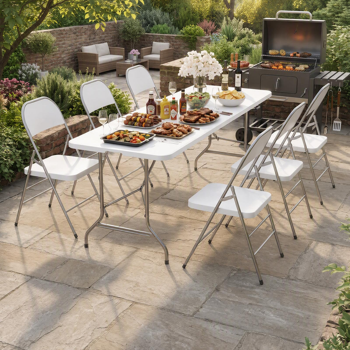 6 FT Folding Picnic Table B382