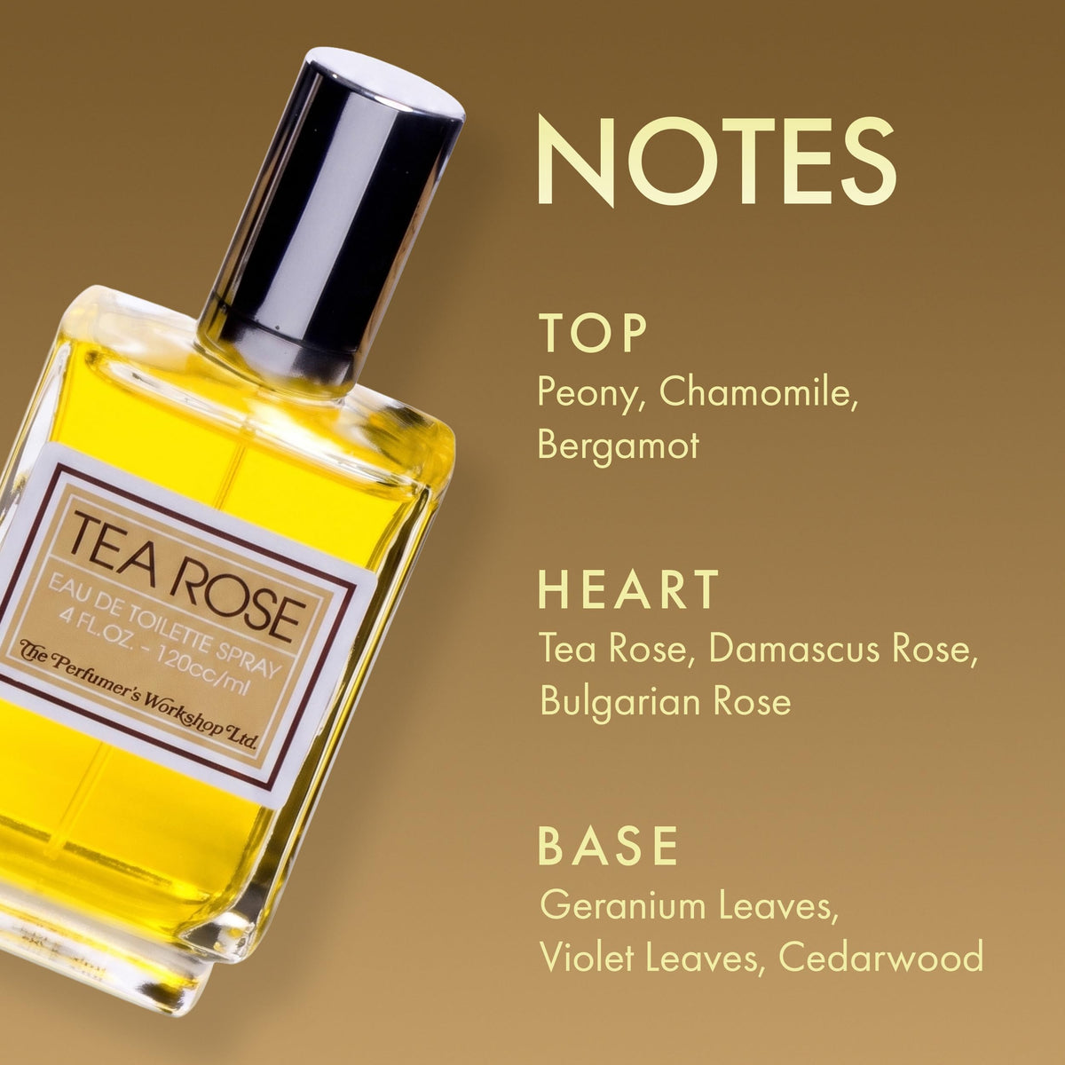 Tea Rose Eau de Toilette Spray 4 fl. oz. Q306