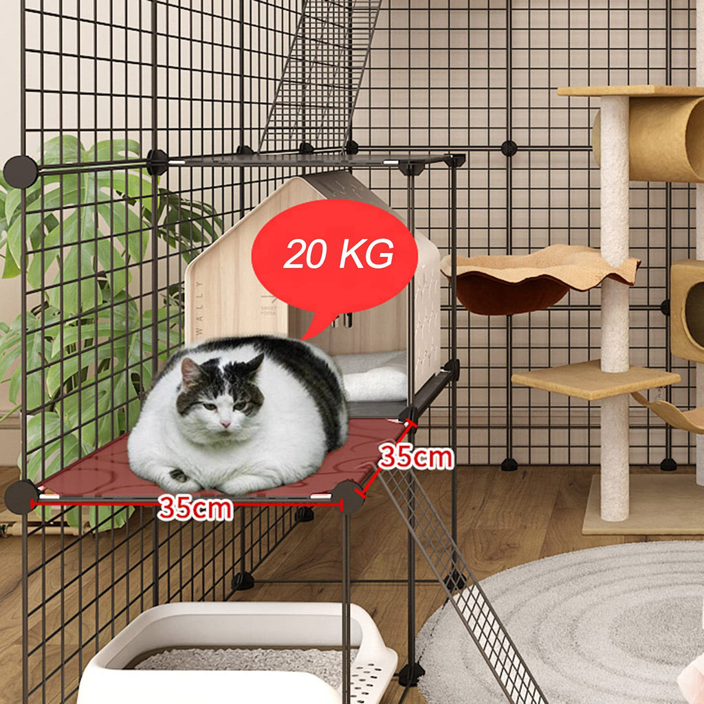Metal Wire Small Animal Cage 147 * 147 * 146cm R364