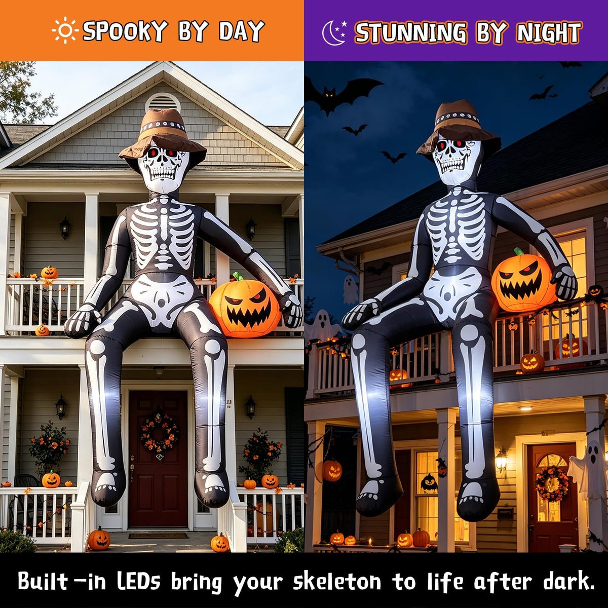 10FT Halloween Inflatable Skeleton R3081