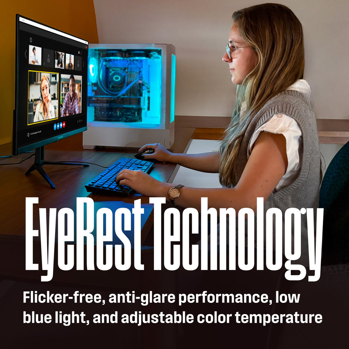 22 Inch FHD 1080P IPS 120Hz Gaming Monitor J224