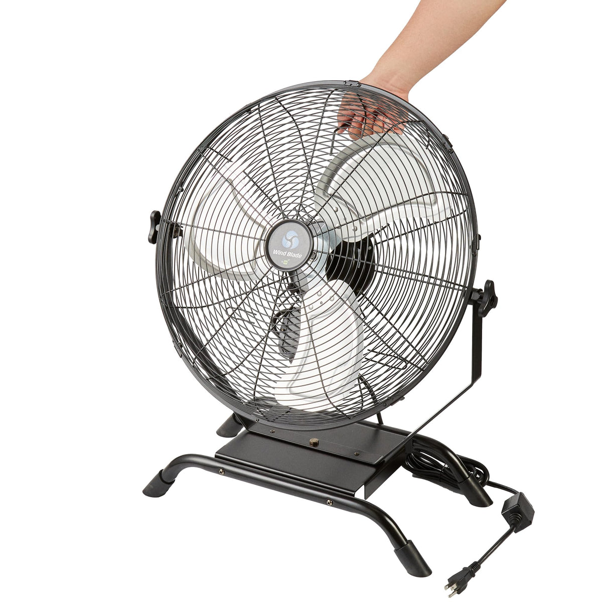 24 Inch Steel Floor and Wall-Mount Misting Fan H9925