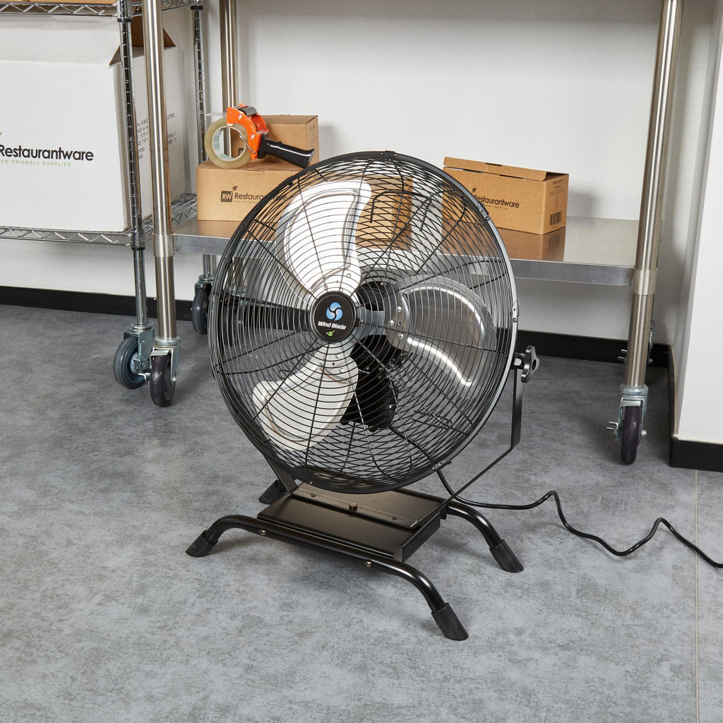 24 Inch Steel Floor and Wall-Mount Misting Fan H9925