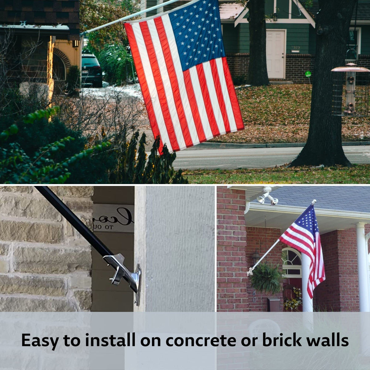 1 Inch Stainless Steel Flag Pole Holder J3271