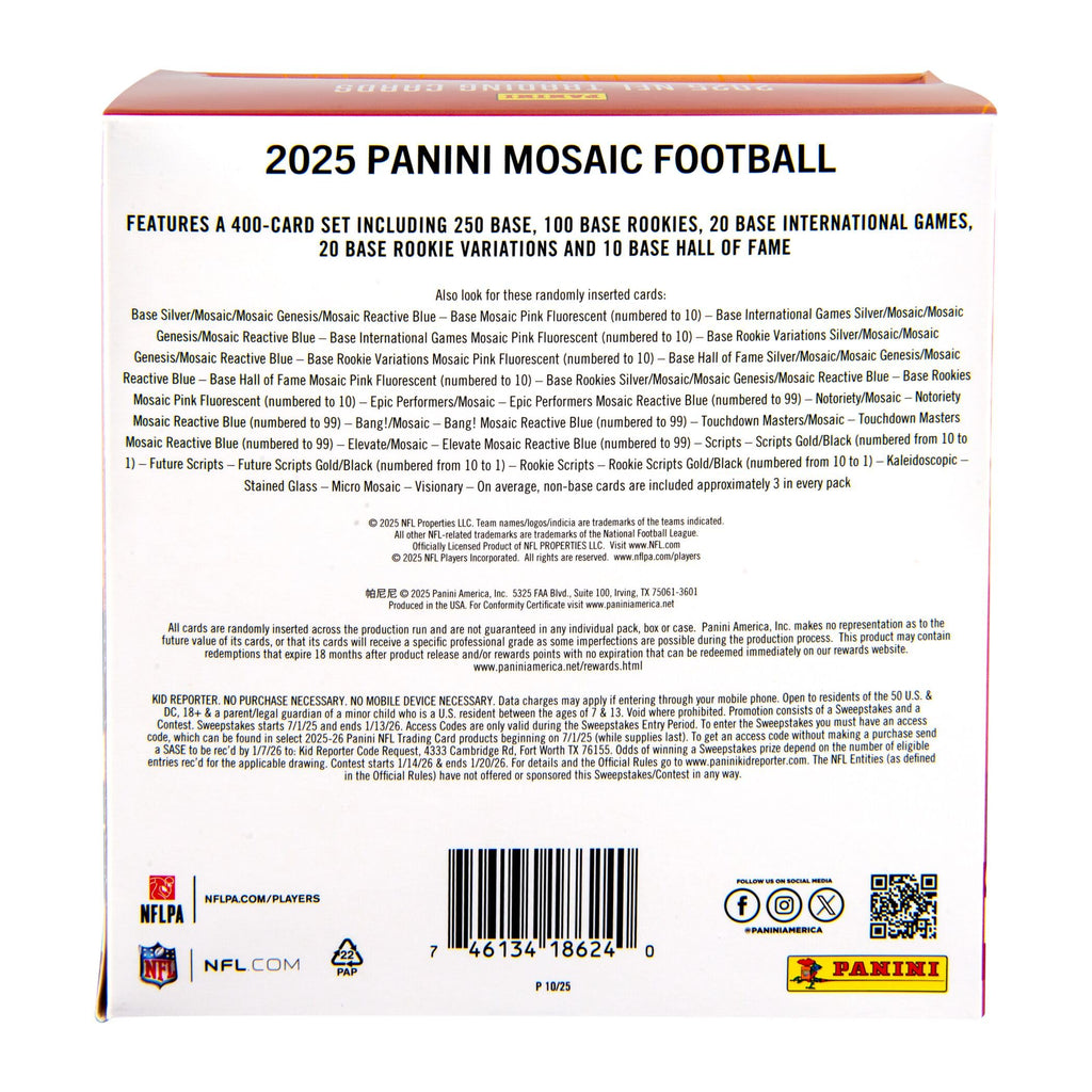 Football Trading Cards Mega Box K144