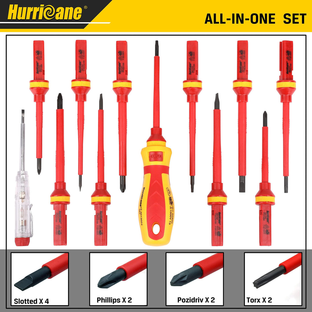1000V Insulated 13 Piece Screwdriver Set L865166