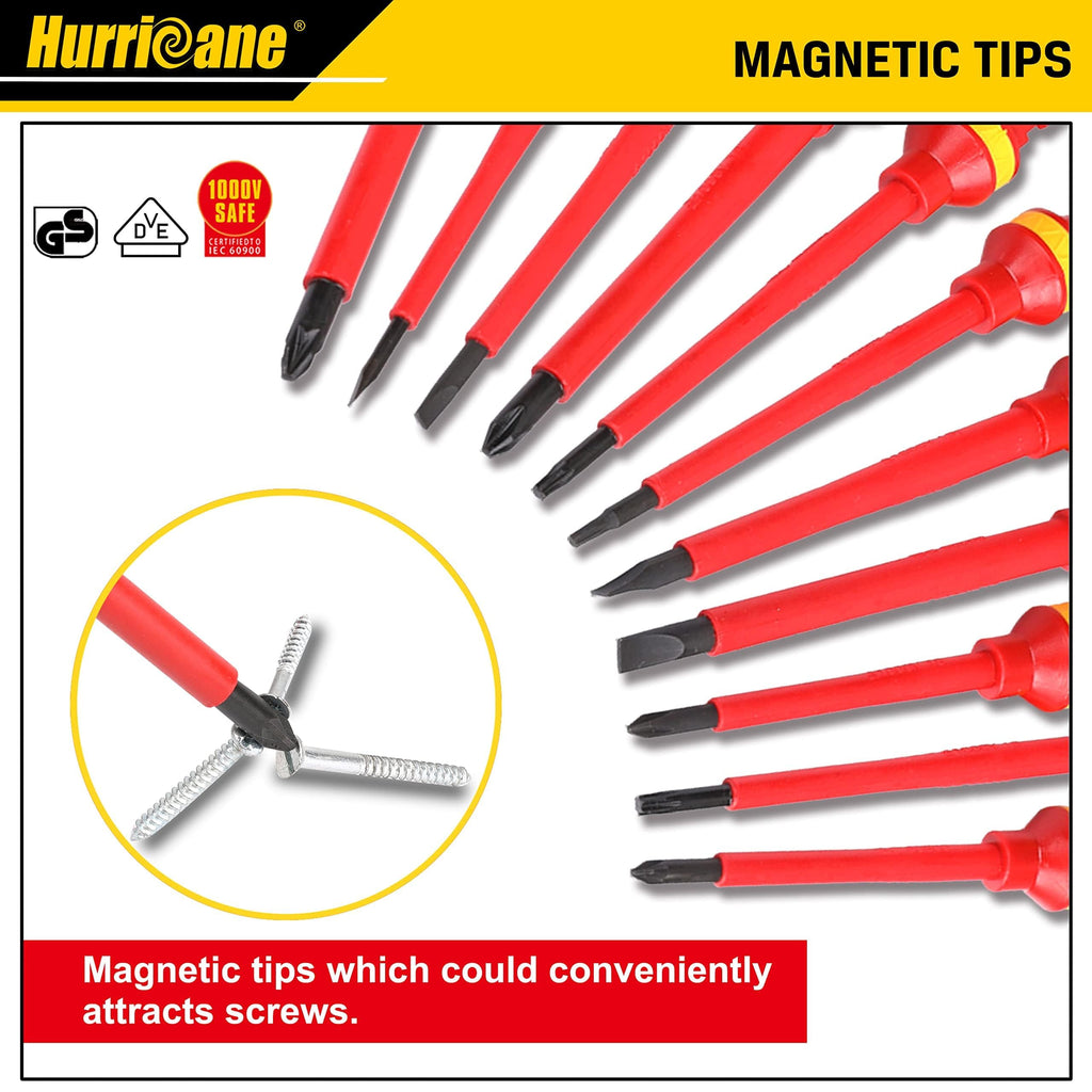 1000V Insulated 13 Piece Screwdriver Set L865166