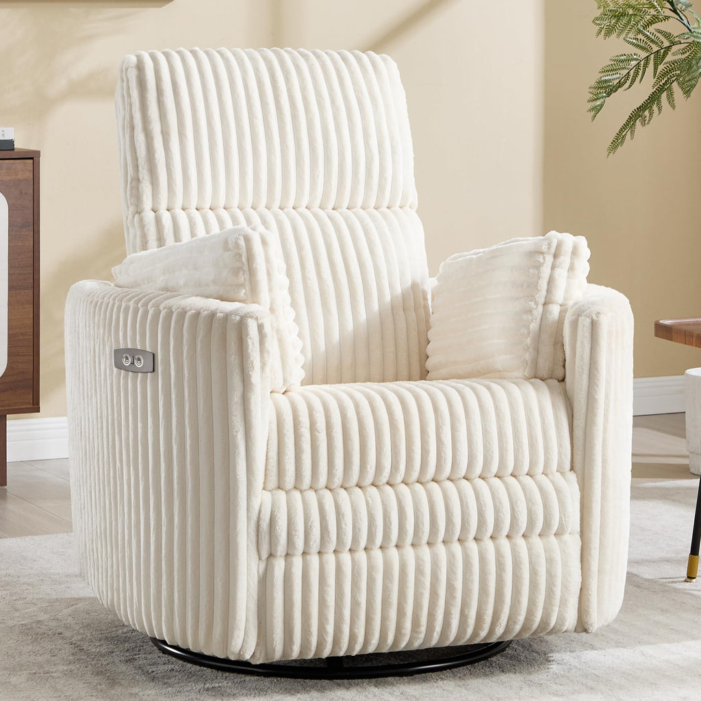 Power Recliner Swivel Glider Rocking Chair with USB Port V861610