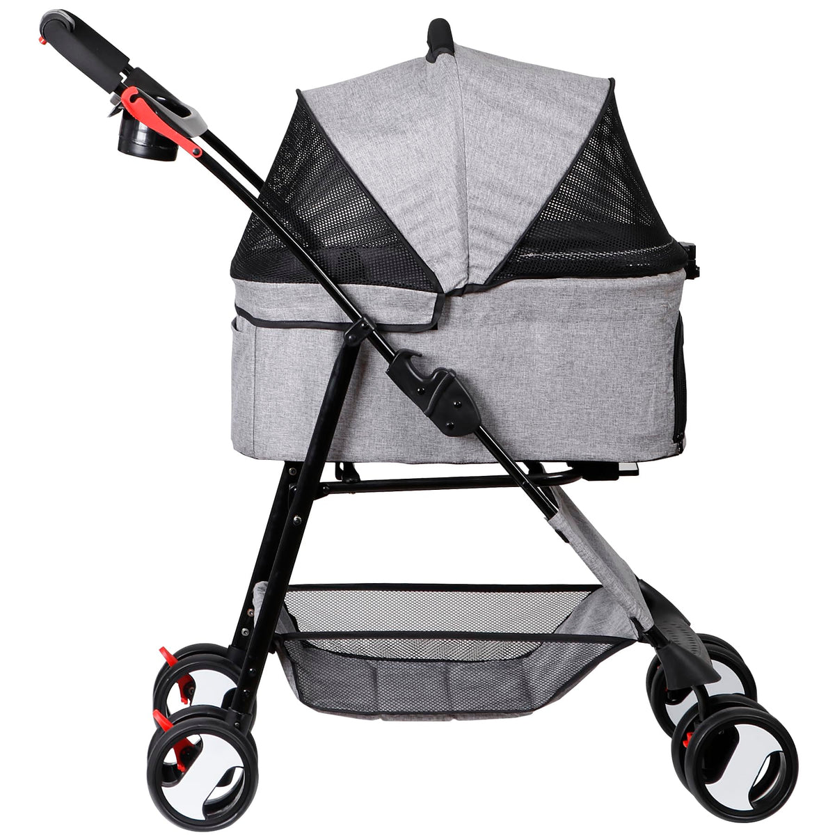 3 in1 Foldable Pet Stroller with 4 Wheels X847188