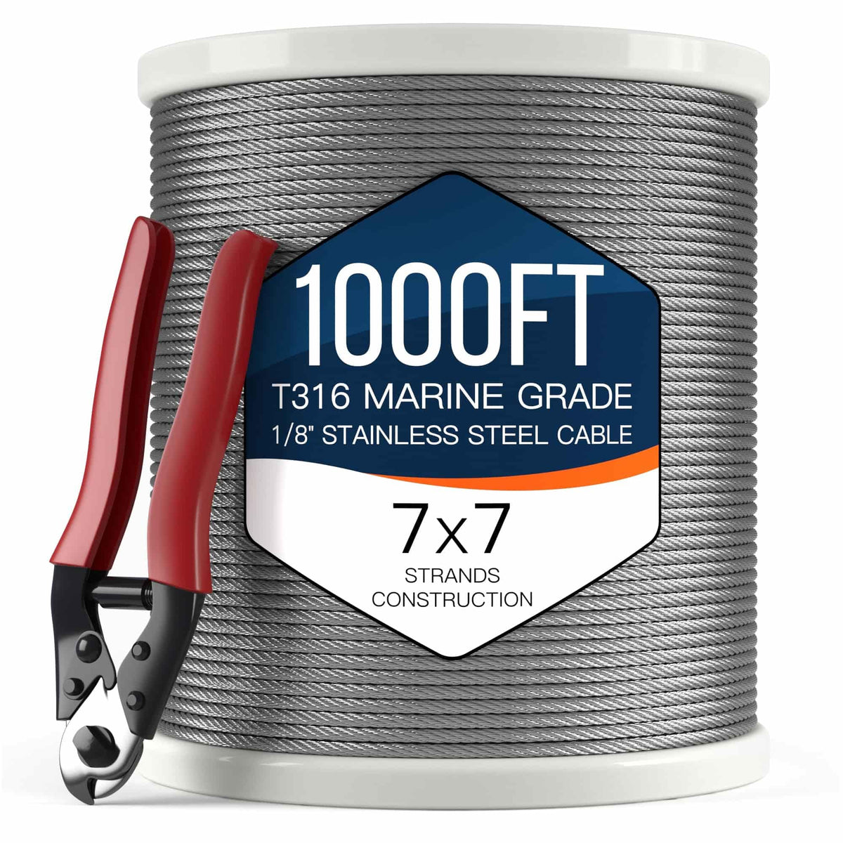 1/8" T316 Stainless Steel Cable V992020