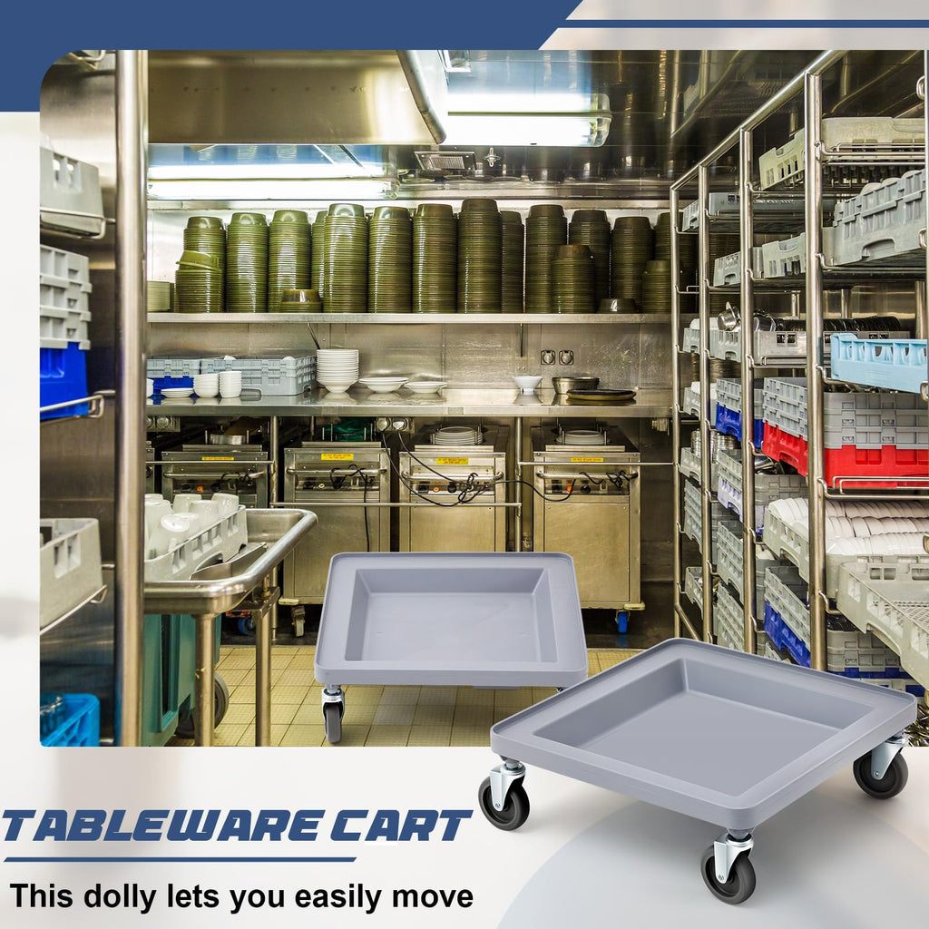Glass Rack Dolly 4 Wheels 2 Pcs E18270
