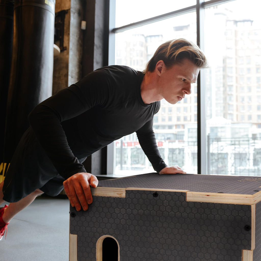 Wooden Plyo Box Jump Exercise Platform C4750