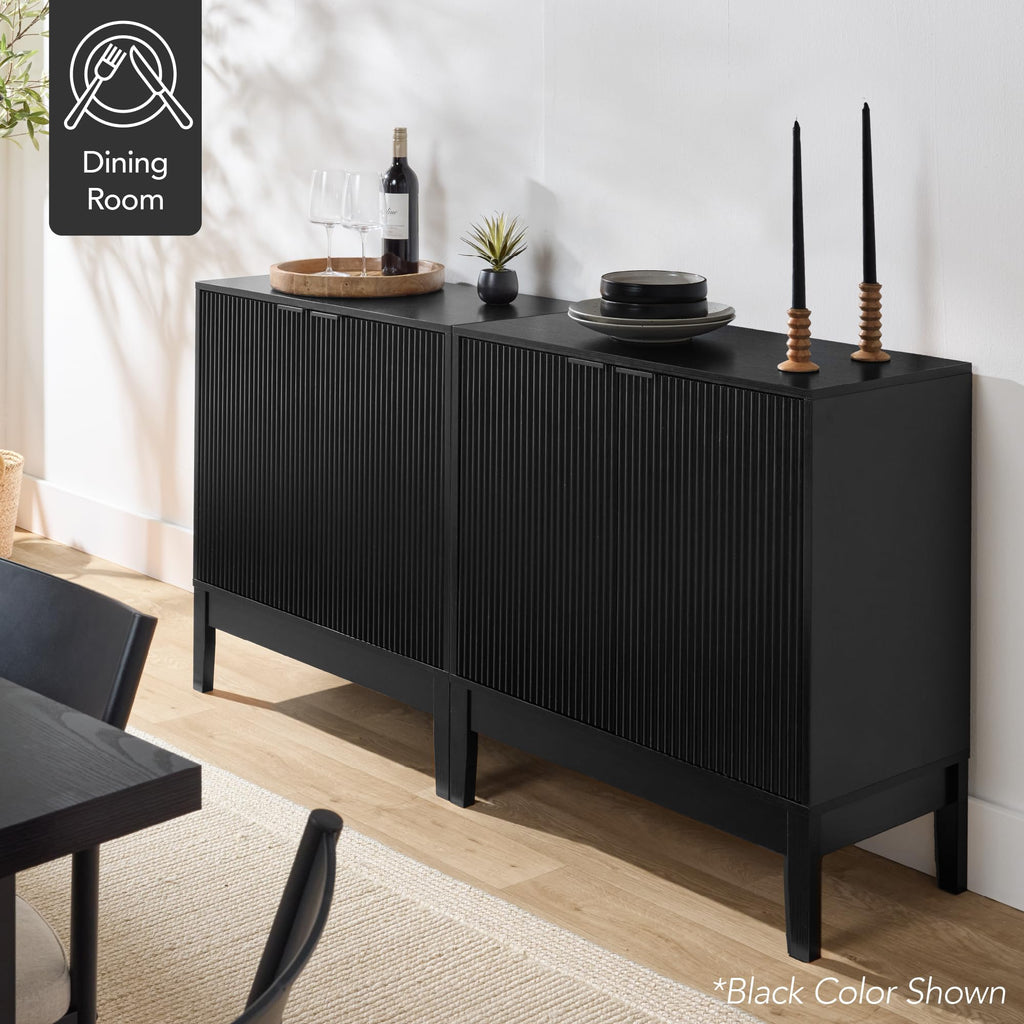 2-Door Storage Cabinet with Adjustable Shelves Q4388