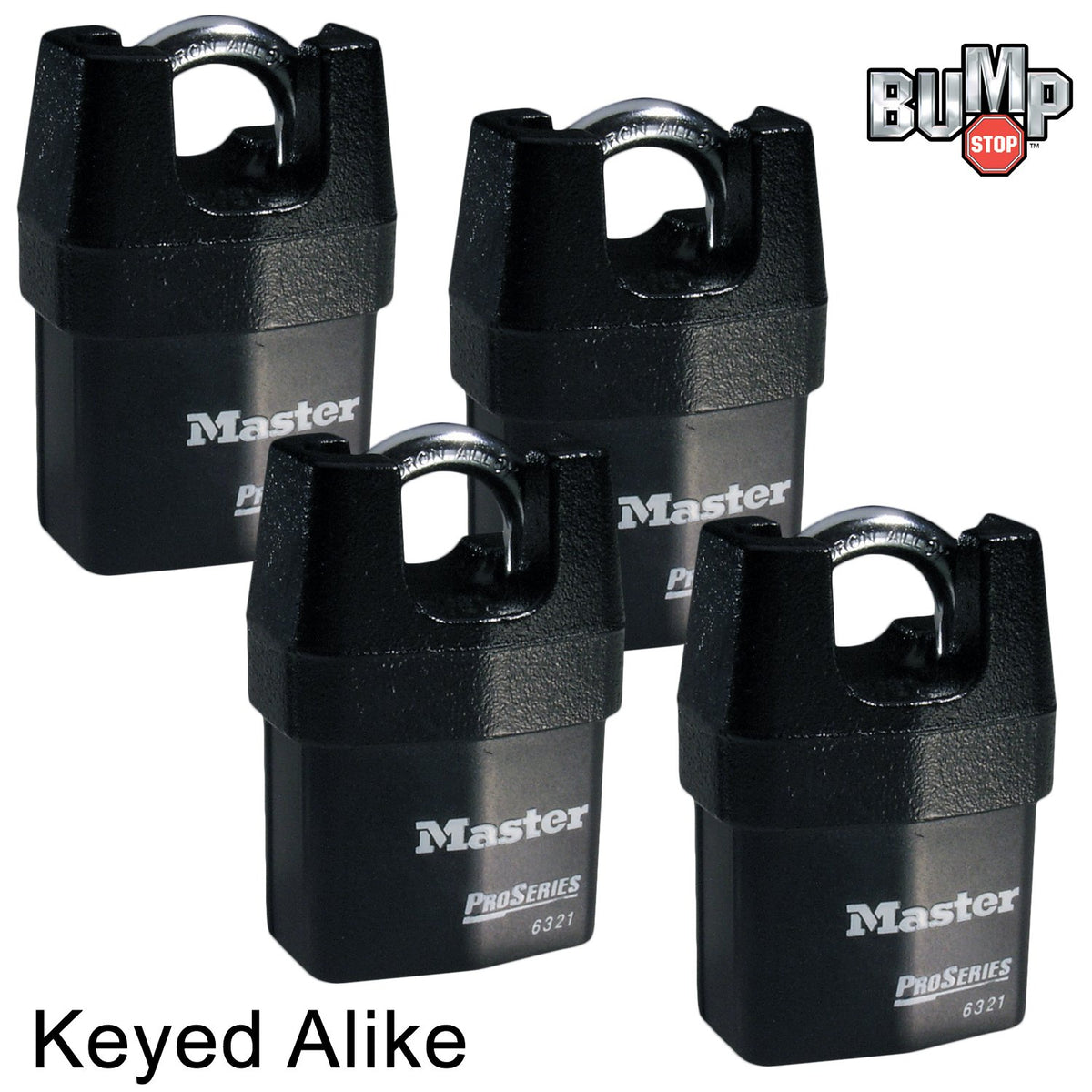 High Security Padlocks with 8 Keys V587425