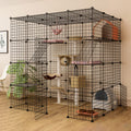 Metal Wire Small Animal Cage 147 * 147 * 146cm R364