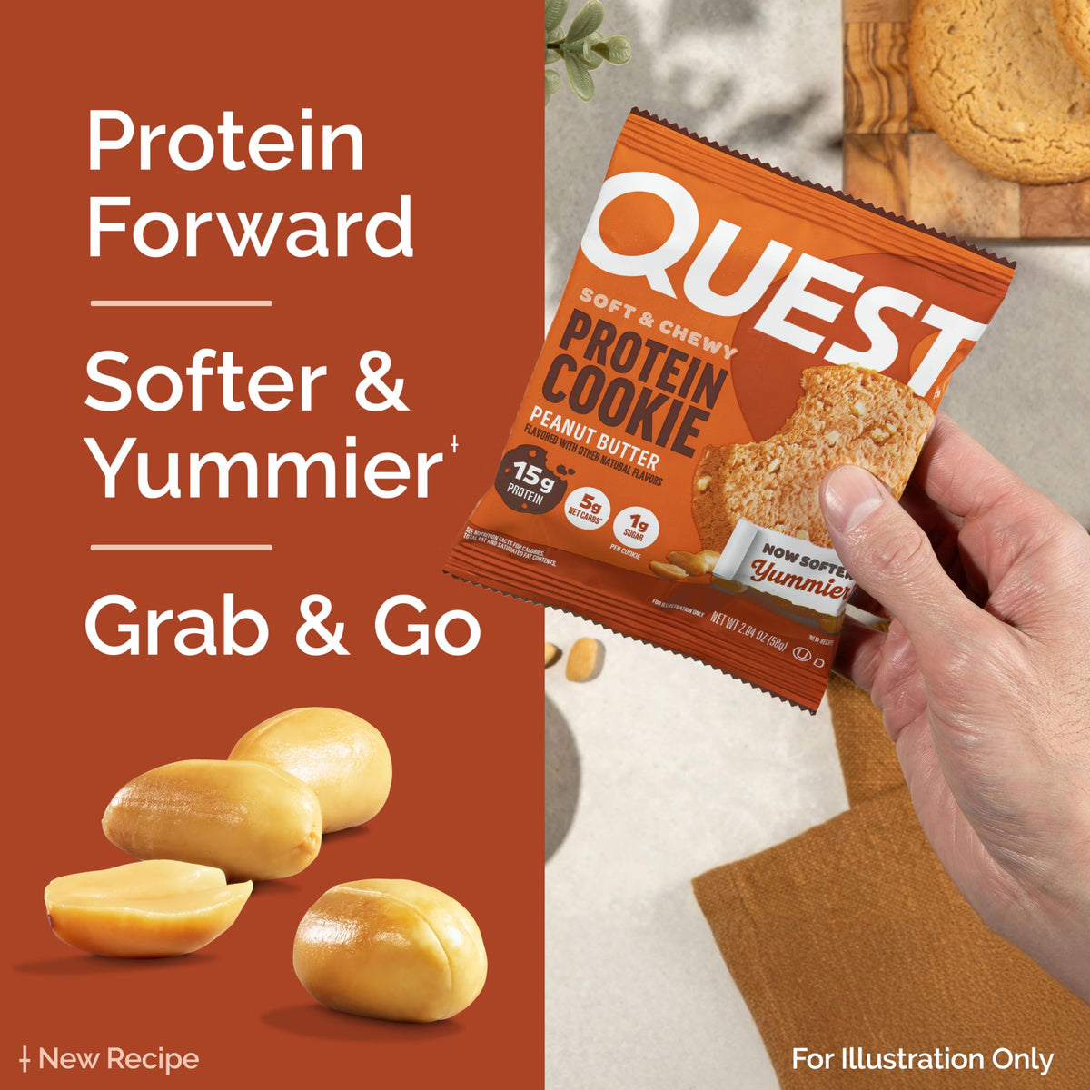 Peanut Butter Protein Cookie 12 Count V99668