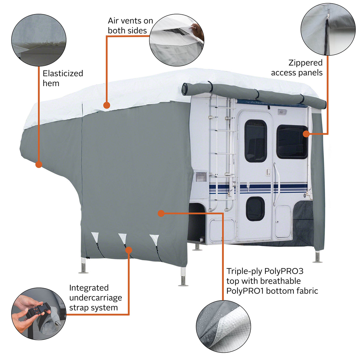 PolyPRO 3 Camper Cover, Fits 10' - 12' Campers L322