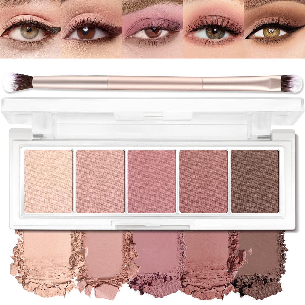 5 Colors Matte Eyeshadow Palette L385906