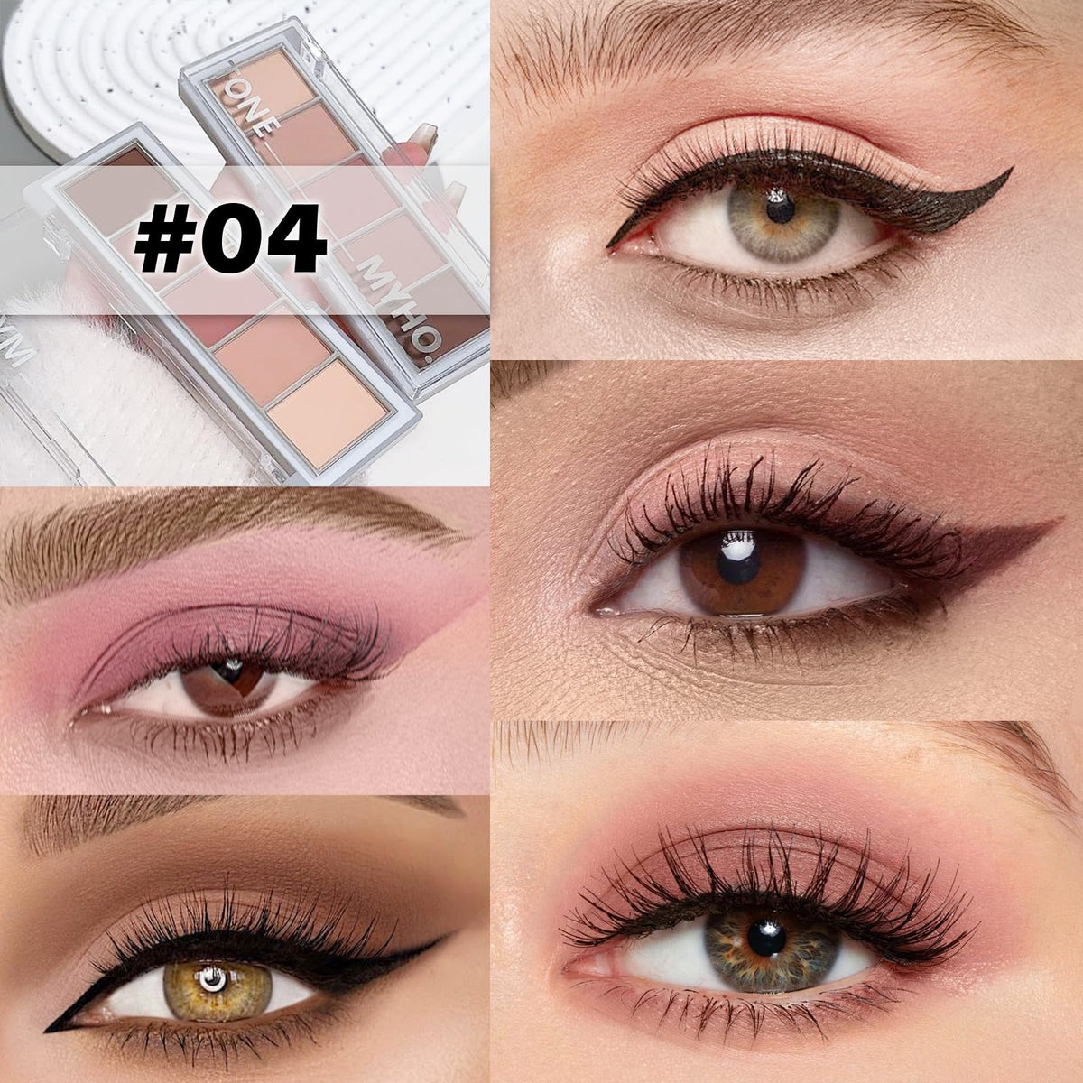 5 Colors Matte Eyeshadow Palette L385906