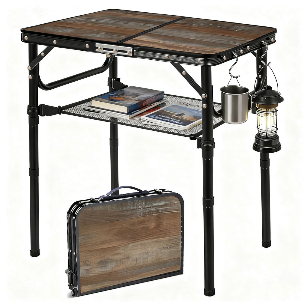 Folding Picnic Table 2ft Portable Camping Table V93191