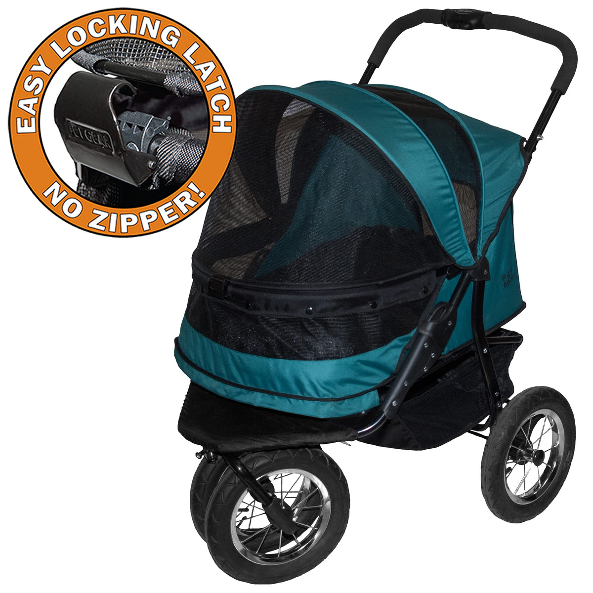 Double Pet Stroller with Weather Cover N732