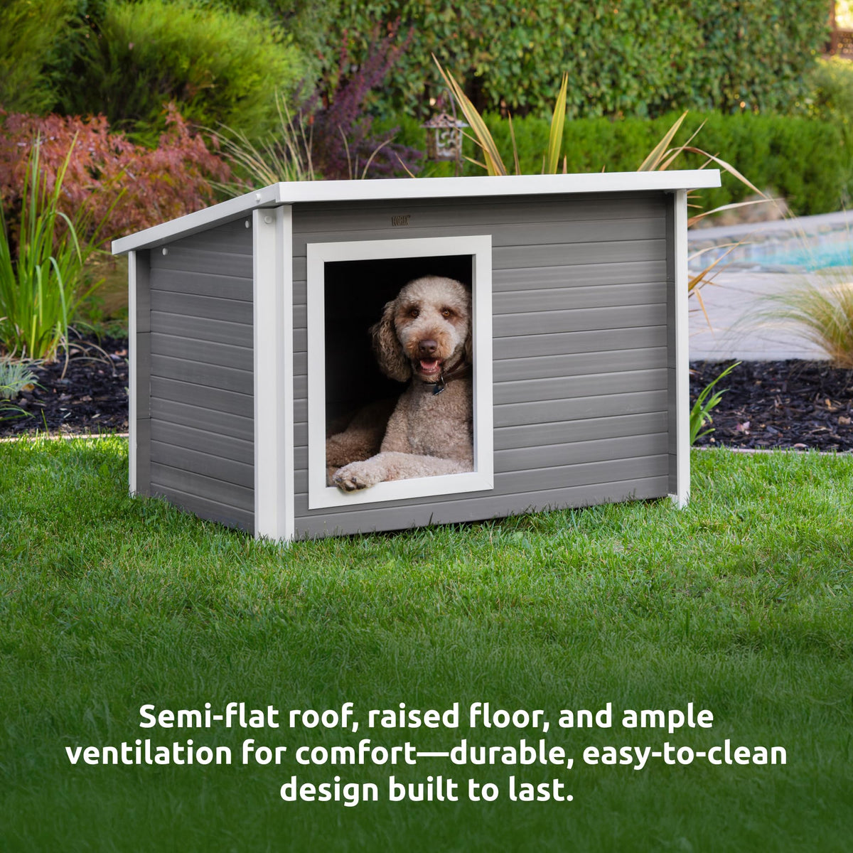 X-Large Grey Dog House R93548