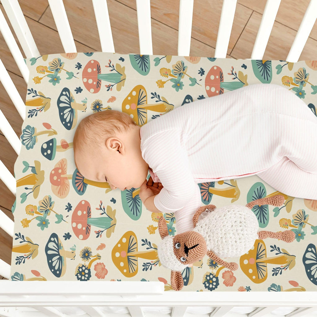 Soft Breathable Microfiber Fitted Crib Sheet, Standard Size 28in x 52in R968646