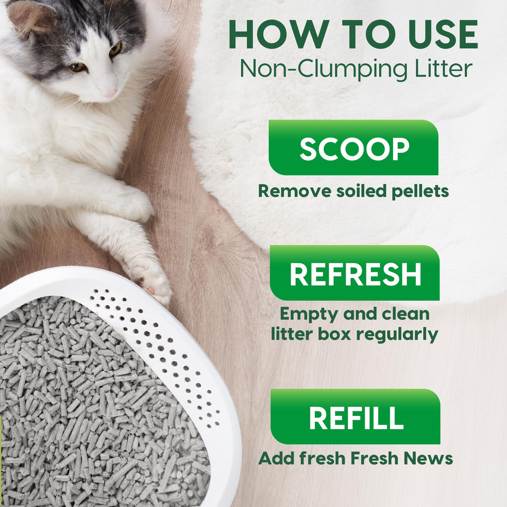 Non-Clumping Paper Cat Litter 25 Pound P89056
