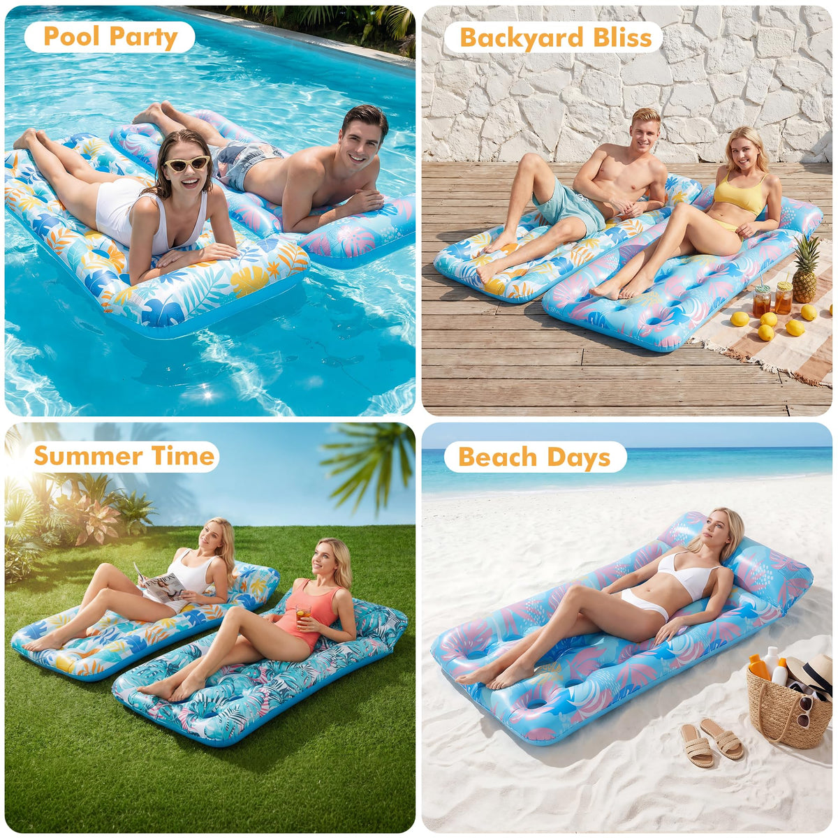 3 Pack Inflatable Pool Floats H3755