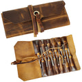 Leather Tool Roll Up Pouch A4171